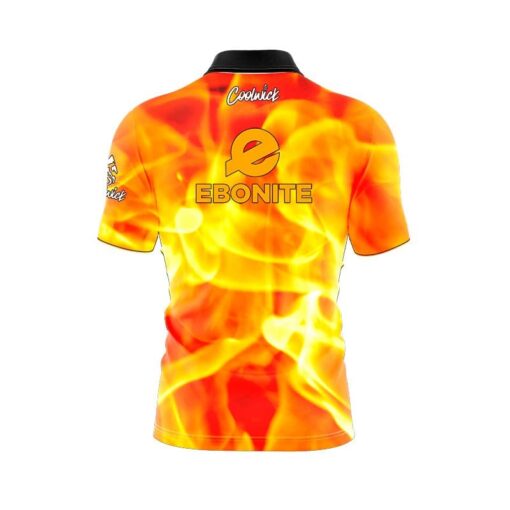 Ebonite Fireball Fast Track CoolWick Bowling Jersey - Image 2