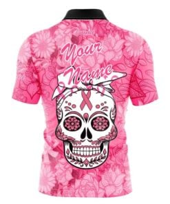 Alternative view of Storm Breast Cancer Mashup Fast Track CoolWick Bowling Jersey