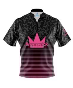 Brunswick Pink Label PL1 Fast Track CoolWick Bowling Jersey