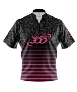 Columbia 300 Pink Label PL1 Fast Track CoolWick Bowling Jersey