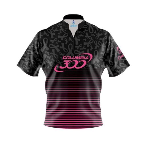 Columbia 300 Pink Label PL1 Fast Track CoolWick Bowling Jersey