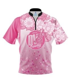 DV8 Breast Cancer Petal Pink Fast Track CoolWick Bowling Jersey