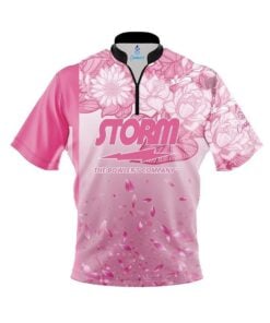 Storm Breast Cancer Petal Pink Fast Track CoolWick Bowling Jersey