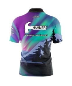 Alternative view of Hammer Aurora Borealis Fast Track CoolWick Bowling Jersey