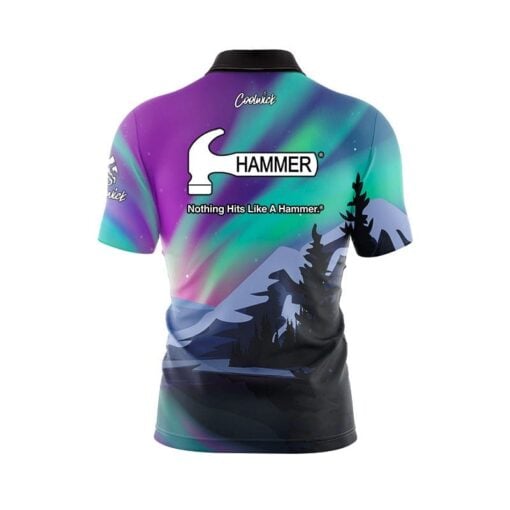 Hammer Aurora Borealis Fast Track CoolWick Bowling Jersey - Image 2
