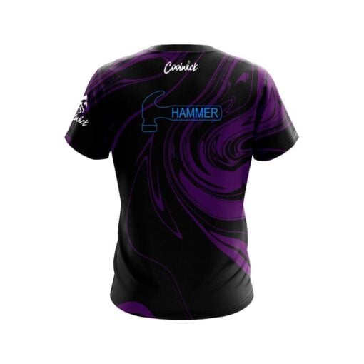 Hammer Black Widow Dark Night CoolWick Bowling Jersey - Image 2