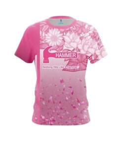 Hammer Breast Cancer Petal Pink CoolWick Bowling Jersey