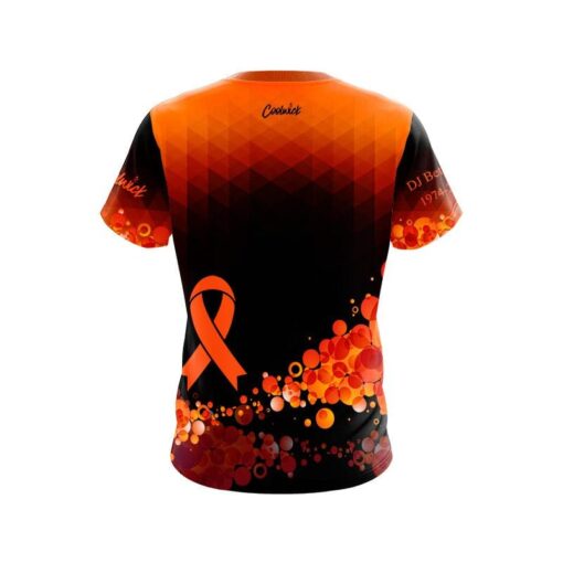 Harley Romedy Leukemia Awareness CoolWick Bowling Jersey - Image 2