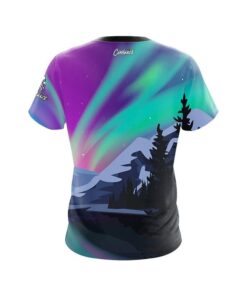 Alternative view of Plain Aurora Borealis CoolWick Bowling Jersey