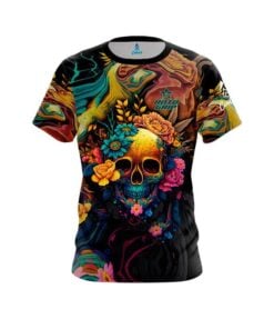 Roto Grip Floral Skullscape CoolWick Bowling Jersey