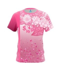 SWAG Breast Cancer Petal Pink CoolWick Bowling Jersey