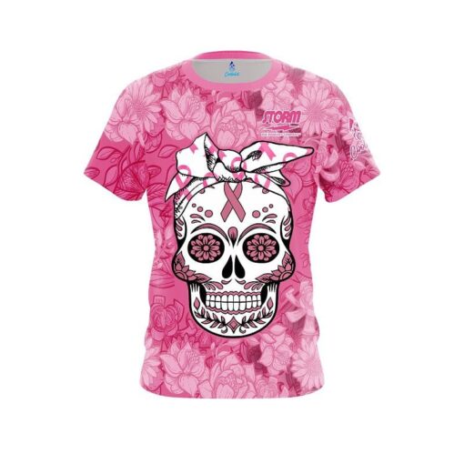 Storm Breast Cancer Mashup CoolWick Bowling Jersey