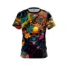 Storm Floral Skullscape CoolWick Bowling Jersey