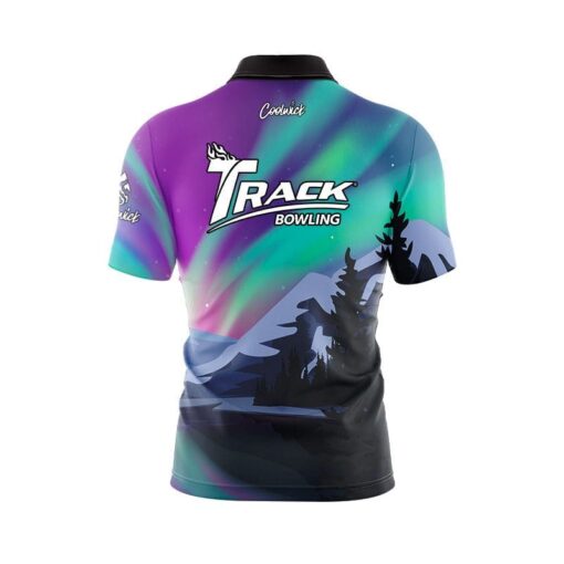 Track Aurora Borealis Fast Track CoolWick Bowling Jersey - Image 2