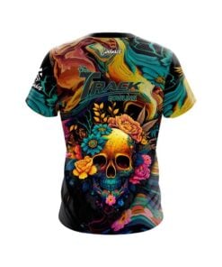 Alternative view of Track Floral Skullscape CoolWick Bowling Jersey