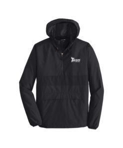 Track Zipped Pocket Anorak CoolWick Hoodie Pullover