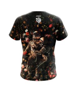 Alternative view of 12Bagger Cosmic Bloom CoolWick Bowling Jersey