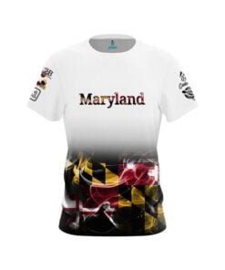 A2B Addicted2Bowling Jai Jones White MD Flag CoolWick Jersey