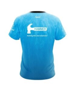 Alternative view of Hammer NU Blue Hammer CoolWick Bowling Jersey