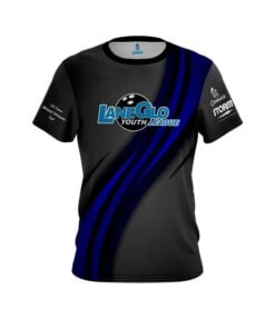 2023 Lane Glo Youth Grey Blue Flutter Coolwick Jersey