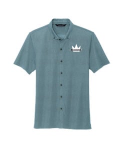 Brunswick Coolwick Men's Stretch Pique Full-Button Bowling Polo