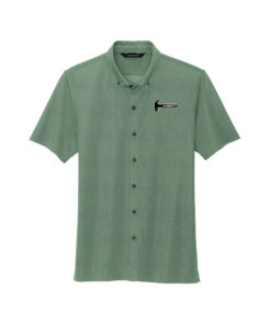 Hammer Men's Stretch Pique Full-Button Bowling Polo