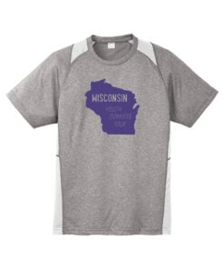 Coolwick Wisconsin YBT Heather Colorblock Dri-Fit Tee