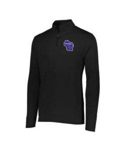 Coolwick Wisconsin YBT 1/4 Zip Attain Wicking Pullover