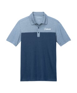 CoolWick Men's Fine Pique Blend Blocked Bowling Polo