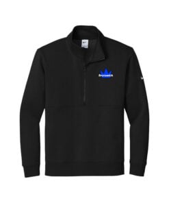 Brunswick Nike Men's Club Fleece Sleeve Swoosh 1/2-Zip Pullover