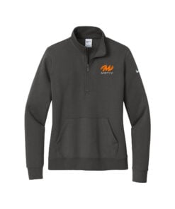 Motiv Nike Ladies Club Fleece Sleeve Swoosh 1/2-Zip Pullover