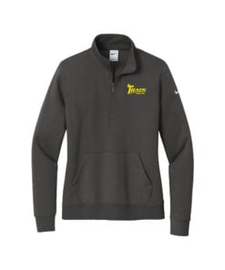 Track Nike Ladies Club Fleece Sleeve Swoosh 1/2-Zip Pullover