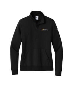 900 Global Nike Ladies Club Fleece Sleeve Swoosh 1/2-Zip Pullover