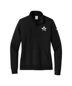 Roto Grip Nike Ladies Club Fleece Sleeve Swoosh 1/2-Zip Pullover