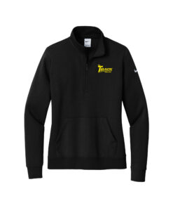 Track Nike Ladies Club Fleece Sleeve Swoosh 1/2-Zip Pullover