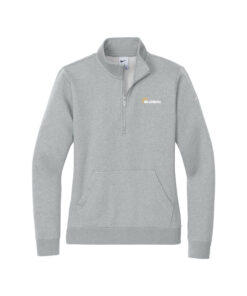 900 Global Nike Ladies Club Fleece Sleeve Swoosh 1/2-Zip Pullover