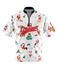 12Bagger Happy Howlidays Fast Track CoolWick Bowling Jersey