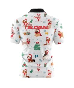 Alternative view of 900 Global Happy Howlidays Fast Track CoolWick Bowling Jersey