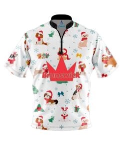 Brunswick Happy Howlidays Fast Track CoolWick Bowling Jersey