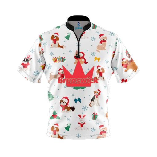 Brunswick Happy Howlidays Fast Track CoolWick Bowling Jersey