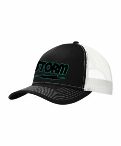 Storm Snapback Trucker Bowling Hat - Black/White