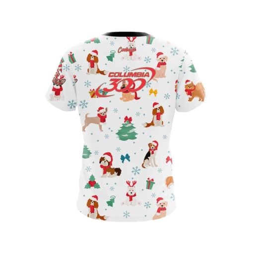 Columbia 300 Happy Howlidays CoolWick Bowling Jersey - Image 2