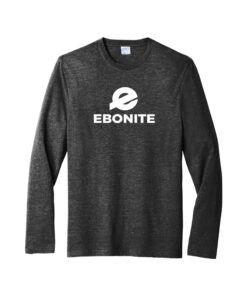 Ebonite Men's Tri-Blend Long Sleeve CoolWick Bowling T-Shirt