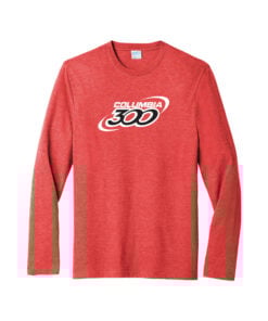Columbia 300 Men's Tri-Blend Long Sleeve Bowling T-Shirt