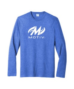 Motiv Men's Tri-Blend Long Sleeve Bowling T-Shirt