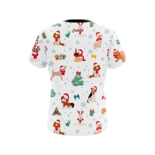 Plain Happy Howlidays CoolWick Bowling Jersey - Image 2