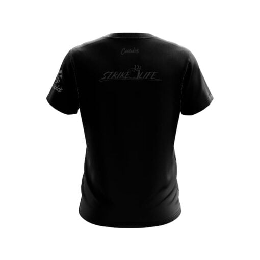 StrikeLife Black Fade CoolWick Bowling Jersey - Image 2