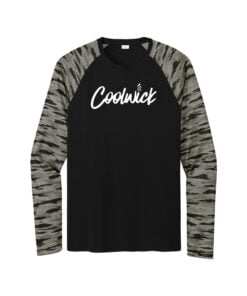 Coolwick Men's Drift Camo Colorblock Long Sleeve Dri-Fit Bowling Shirt