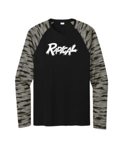 Radical Men's Drift Camo Colorblock Long Sleeve Dri-Fit Bowling Shirt