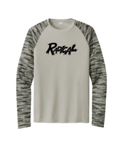 Radical Men's Drift Camo Colorblock Long Sleeve Dri-Fit Bowling Shirt